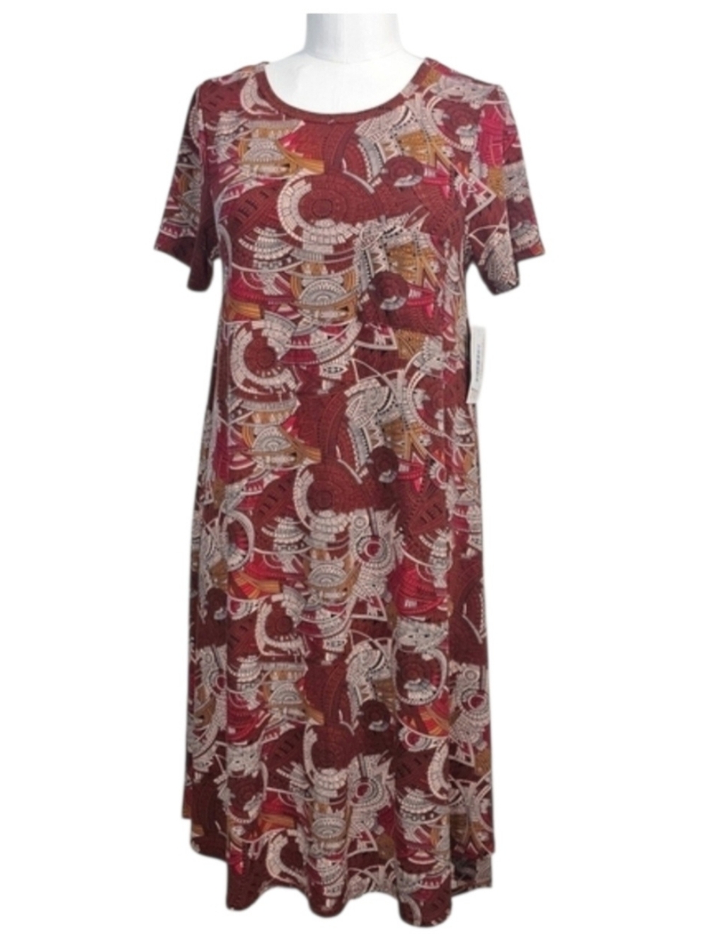 LulaRoe Carly Women's Aztec Design Dress Size Small